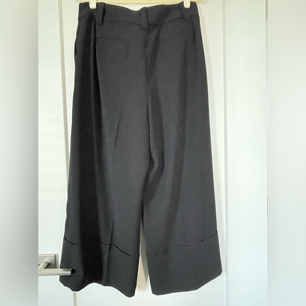 J Crew cropped trouser size 12, black, NWT - Picture 8 of 9